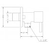 Кутовий вентиль GENEBRE Tau Angle38 (310404)